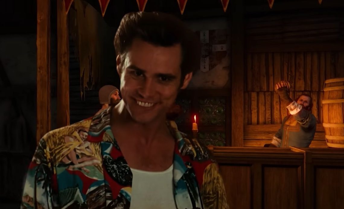 Ace Ventura edited into in The Witcher 3