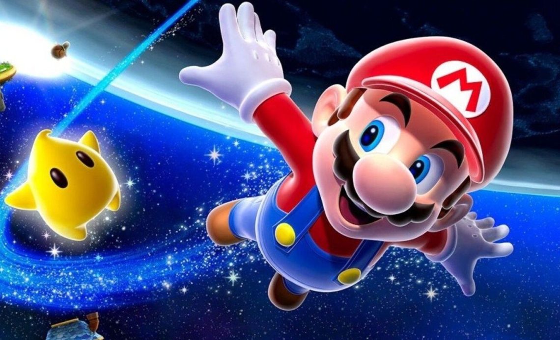 GameStop Store Still Has Super Mario Galaxy Advertisement in Windows