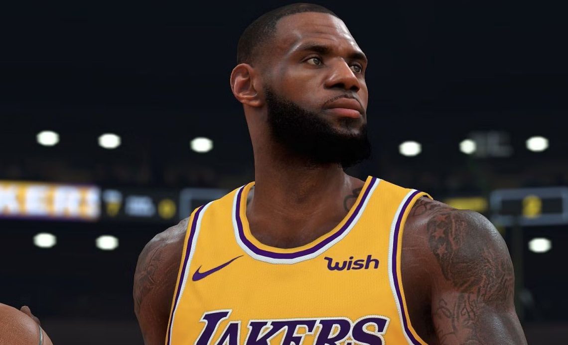 A screenshot of LeBron James from NBA 2K23.