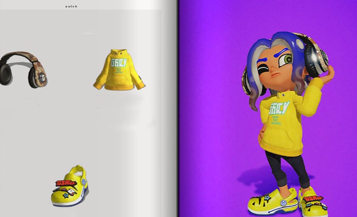 page 5 of the splatoon 3 fresh season catalog, edited to not include text