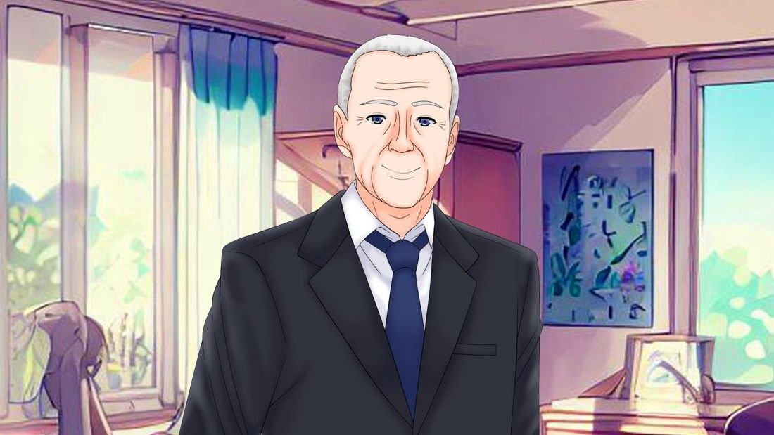 Joe Biden in a dating sim.