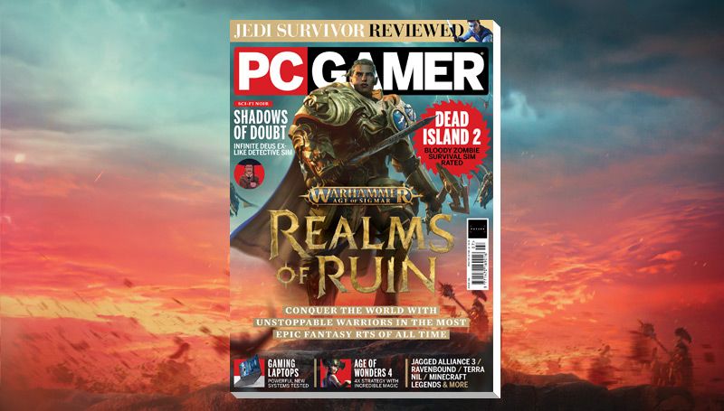 PC Gamer magazine July 2023 Warhammer Age of Sigmar Realms of Ruin