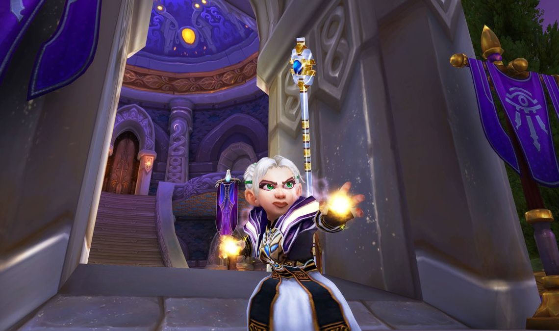 Close-up of Chromie character