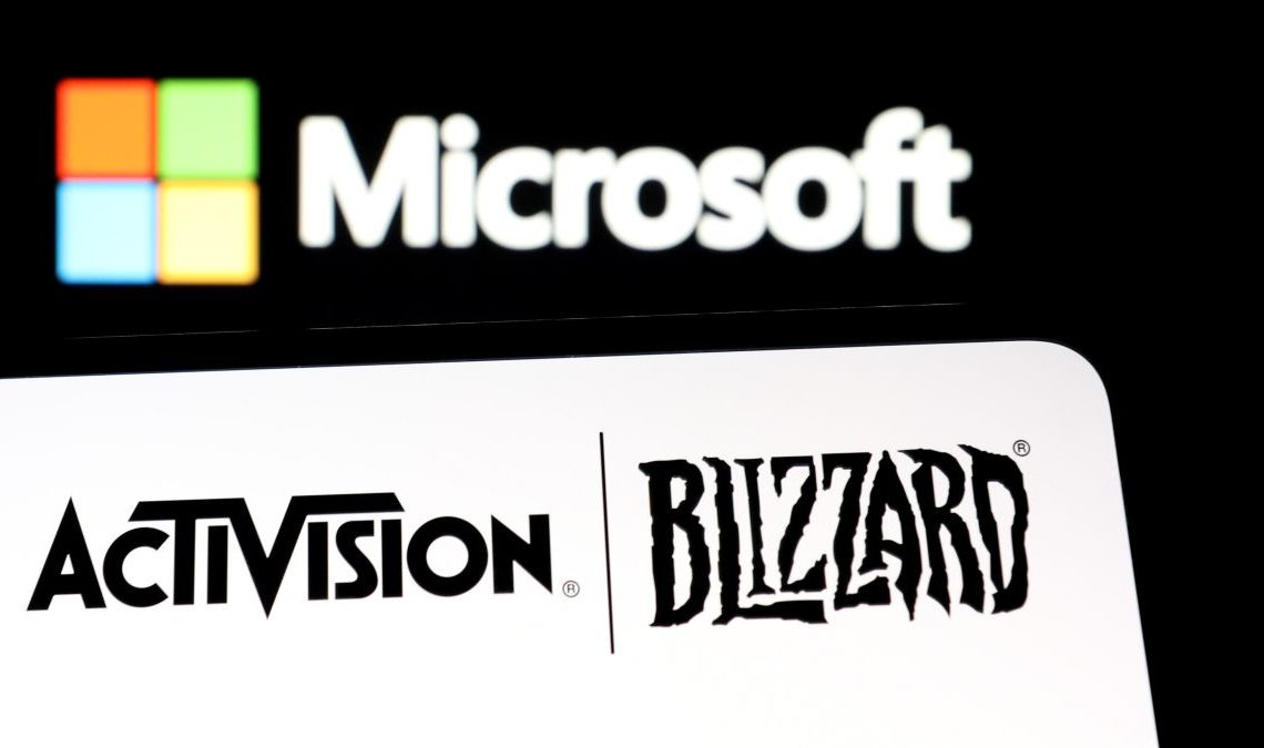 Microsoft Activision Blizzard logos