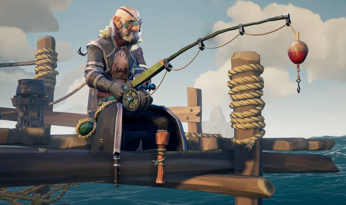 Sea of Thieves screenshot - going fishing