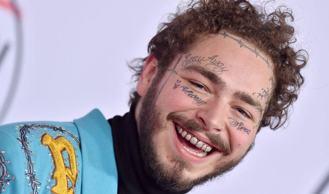 LOS ANGELES, CA - OCTOBER 09: Post Malone attends the 2018 American Music Awards at Microsoft Theater on October 9, 2018 in Los Angeles, California. (Photo by Axelle/Bauer-Griffin/FilmMagic)