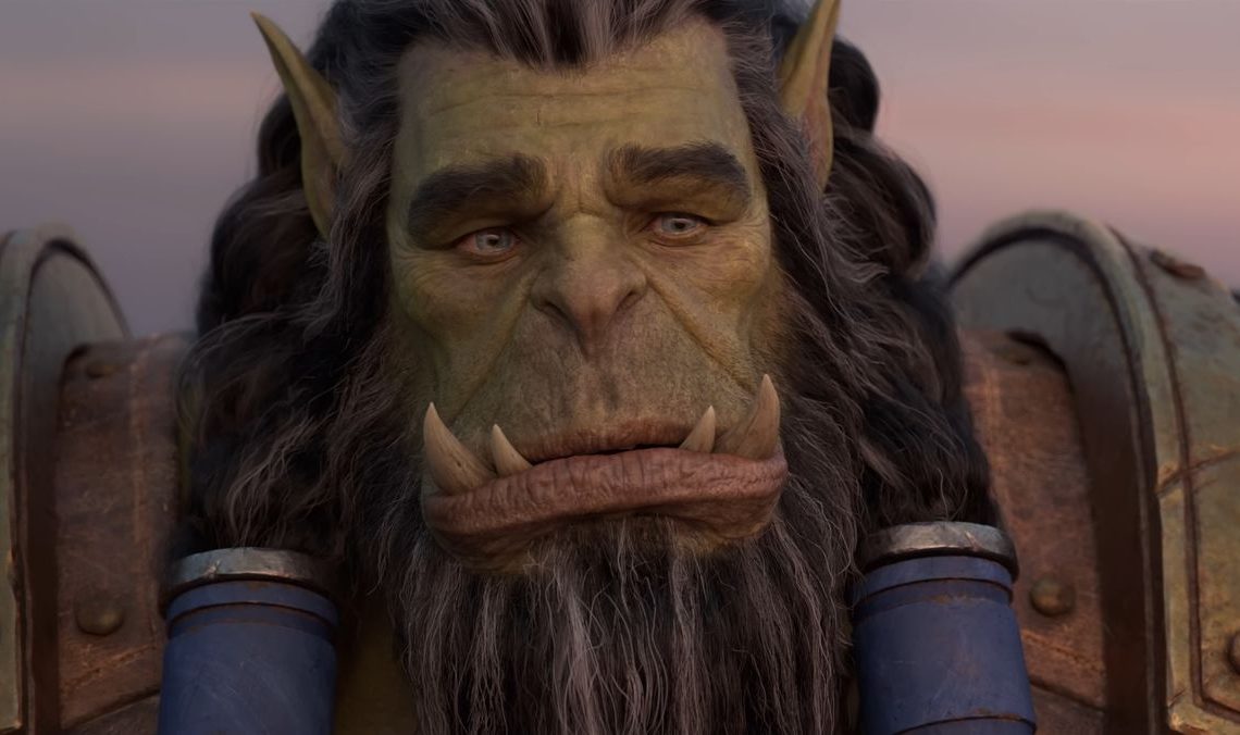 Orc man looking pensively at camera