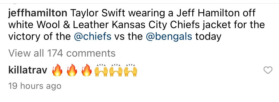 Travis Kelce, Taylor Swift'in 850 dolarlık Chiefs ceketinin versiyonunun yandığını düşünüyor
