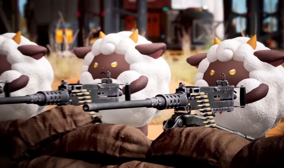 Angry sheeps with heavy machineguns
