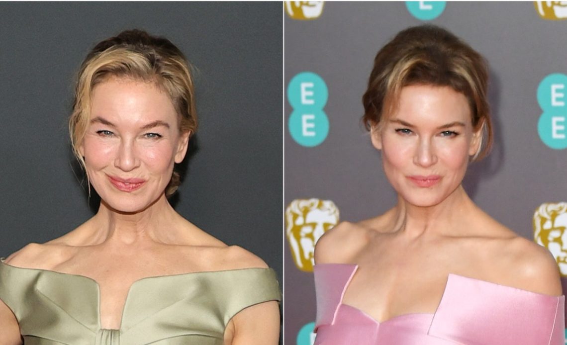 Renée Zellweger şu anda 5 yıl önce giydiği neredeyse aynı bir Prada elbisesi giyiyordu