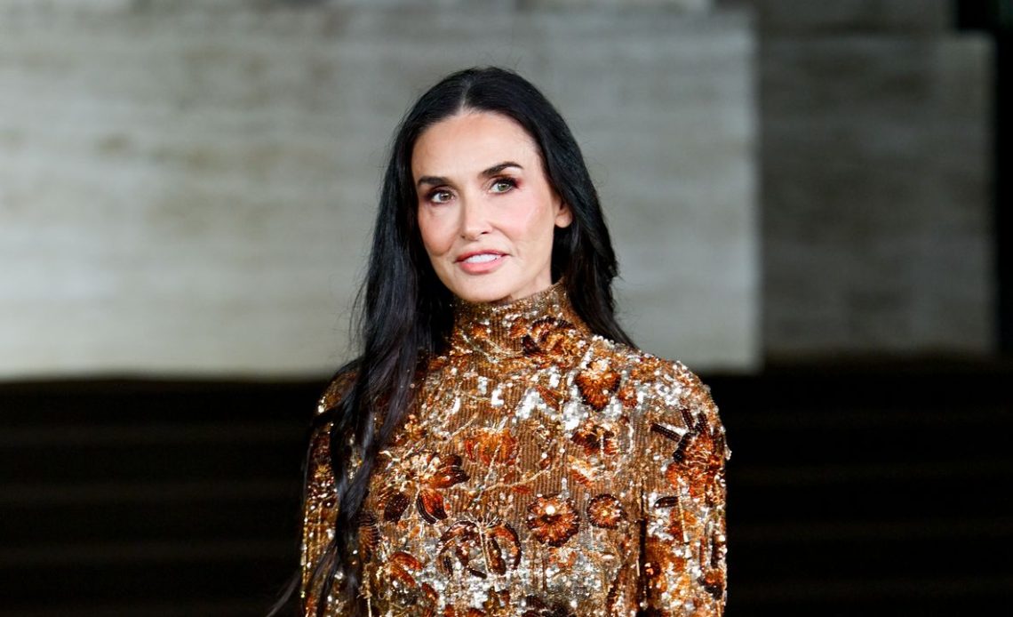 Demi Moores Golden'ın Gucci elbisesi düşündüğünüzden özel bir şey